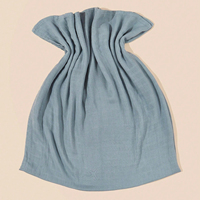 Couverture d'emmaillotage pour enfants en 3 pièces, confortable, respirante et douce, pour toutes les saisons, serviette de bain unie. Certification CPC
