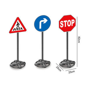 Jouet éducatif pour enfants d'âge préscolaire EPT 82 cm, modèle <span class=keywords><strong>de</strong></span> simulation d'apprentissage, sécurité, avertissement, cognition, panneau <span class=keywords><strong>de</strong></span> <span class=keywords><strong>signalisation</strong></span> <span class=keywords><strong>routière</strong></span> en plastique, voiture, route - Product Image 3