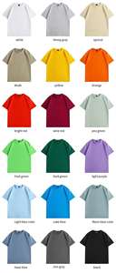 하이 퀄리티 100% 면 남성 티셔츠 새로운 사용자 정의 티셔츠 사용자 정의 인쇄 자신의 브랜드 티셔츠 로고 - Product Image 2