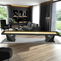 Table de shuffleboard professionnelle haut de gamme en bois massif sur mesure 9 pieds/12 pieds/14 pieds/16 pieds
