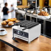 Nouveau panneau numérique électromécanique de machine de gaufre de gâteau de poisson mini commercial, restaurant, équipement de collation
