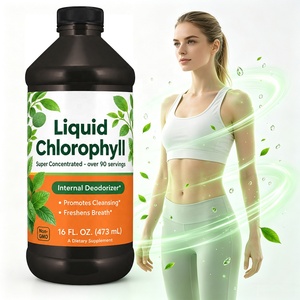 Clorofila Líquida Natural OEM en Oferta, 473 ml, Fórmula Súper Concentrada para una Limpieza y Aliento Fresco, Suplemento Dietético - Product Image 1