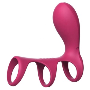 Recargable 10 velocidades vibrador hombres duradera anillo <span class=keywords><strong>para</strong></span> pene vibrador impermeable par vibrador <span class=keywords><strong>para</strong></span> hombre mujer - Product Image 4