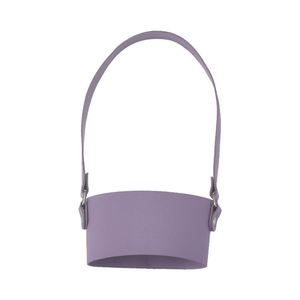 New Fashionable Pu Leather Tote 350Ml 500Ml Carry <b>Cup</b> Sleeve for Outdoor Event - Product Image 3