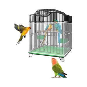 सार्वभौमिक लक्जरी और आधुनिक पक्षी पिंजरे शुद्ध सफेद नायलॉन स्कर्ट कवर के लिए समायोज्य लोचदार बैंड के साथ कवर - Product Image 1