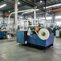 Machine entièrement automatique à grande vitesse pour la fabrication de gobelets en papier pour crème glacée, équipement de formage de gobelets pour boissons froides