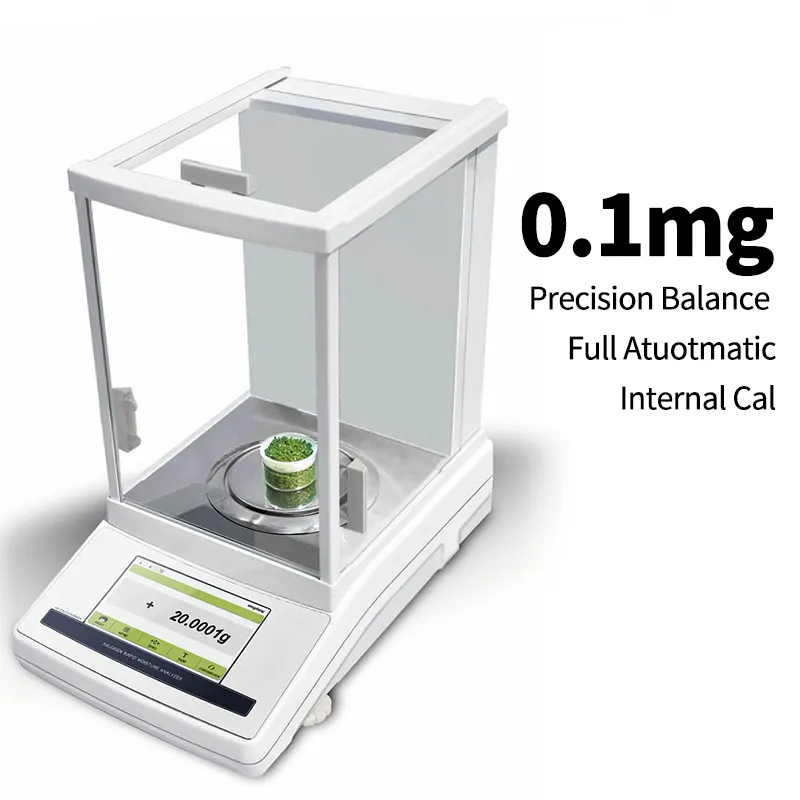 Bilancia analitica da laboratorio di precisione per calibrazione interna automatica 0.1mg
