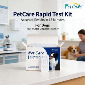 Hunde-Parvovirus-Schuttbettlösekrankheit (Hunde-Parvo-Virus) Antikörper, CPV-CDV-Antikörper (CPV-CDV Ag) Dual-Teststreifen - Product Image 1