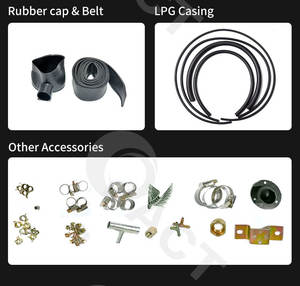 معدات الغاز للسيارة الجيل الثالث من مجموعات نظام نقطة واحدة lpg AT07 نوع المخفض Gpl Carburetor Kit و Efi Kit - Product Image 5