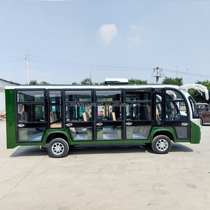 Bus de patrouille électrique amphibie, 5 rangées, 14 places, entièrement fermé, véhicule de transport à quatre roues, bus touristique, voitures de réception CE - Product Image 2