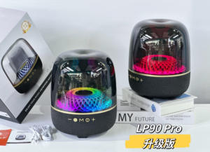 Nuovo Arrivo LP90 Pro Altoparlante Intelligente Aggiornato con Effetto Vetro RGB, Assistente Vocale AI Domestico e Subwoofer di Nuova Generazione - Product Image 6