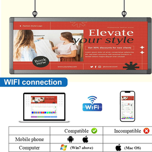 P10 ngoài trời hai mặt 39 "x 14" LED hiển thị wifi lập trình Scrolling LED dấu hiệu cho văn bản và hình ảnh - Product Image 3