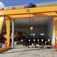 Grue portique à double poutre longue portée, motorisée, de 5 à 20 tonnes, pour la manutention de matériaux industriels en extérieur