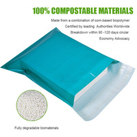 Sacs d'emballage en gros personnalisés, sacs postaux compostables auto-adhésifs, imperméables et résistants à la déchirure pour l'expédition
