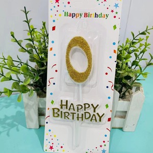 Gran oferta de velas digitales número 0-9 30 unids/set brillo Feliz cumpleaños número de <span class=keywords><strong>vela</strong></span> para suministros de fiesta de cumpleaños - Product Image 4