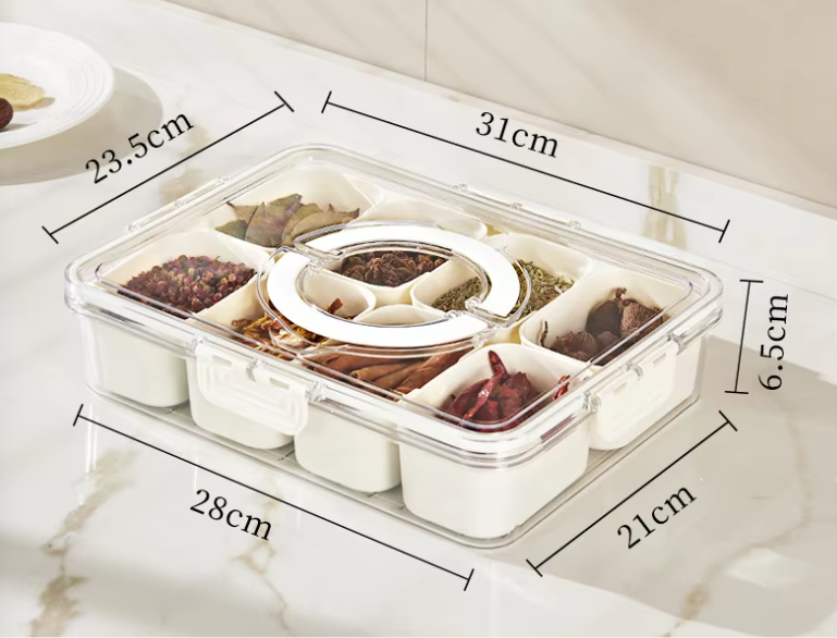 [ฟู้ดเกรด ไร้กลิ่น] สีขาวครีม - 8 ช่อง