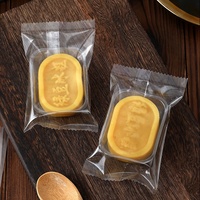 MorSun 100 sacs en plastique pour gâteau de lune exquis, sac de bonbons pour biscuits, paquet de gâteau de lune 7x12cm