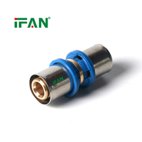 Raccord en T en laiton haute pression IFAN One Touch 16-32MM fileté femelle-mâle pour raccords à sertir PEX