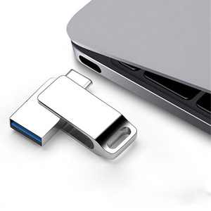 Clé USB C pivotante populaire, mini, rotative, 2.0 et 3.0, clé USB de type C, clé USB flash, accessoire pour téléphone portable de type C - Product Image 3