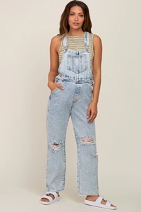 Combinaison en jean pour femmes enceintes, vêtement de maternité - Product Image 6