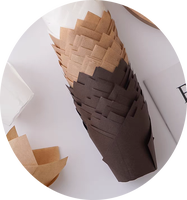 Machine à fabriquer des gobelets à gâteau en papier manuelle, vente en gros, produit des gobelets en papier en forme de tulipe, machine à gobelets à muffins en papier