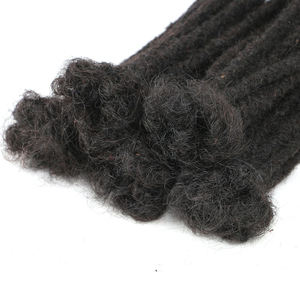Extensions de dreadlocks en <span class=keywords><strong>cheveux</strong></span> humains FYD en gros, entièrement faites à la main, 6 à 30 pouces, afro crépus bouclés, 100 % dreadlocks en <span class=keywords><strong>cheveux</strong></span> humains - Product Image 1