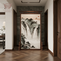 Venta Directa de Fábrica, Mamparas de Madera de Estilo Posmoderno, Puertas y Ventanas para Baño y Dormitorio, Puertas Plegables