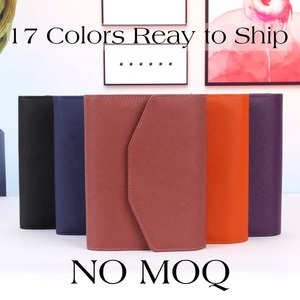 Agenda Planificadora Hongbo de Primera Calidad en Cuero Saffiano Pequeño A6 con 12 Colores, Organizador de Presupuesto con Hoja de Guarda para Escuela/Oficina, Regalo de Papelería, Nuevo Diseño - Product Image 2
