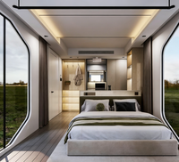 Maison Capsule Moderne Apple Cabin, Maison Préfabriquée, Tiny House, Maison Mobile, Design à 2 Étages, Villa Solaire avec Balcon, Vente en Gros Direct Usine