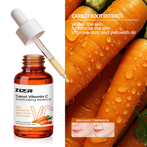 เซรั่มแครอทไวท์เทนนิ่งมอยเจอร์ไรซิ่ง 10 มล. ผสมไนอะซินาไมด์และอัลฟ่าอาร์บูติน ช่วยให้ผิวกระจ่างใส ลดเลือนริ้วรอย ชุ่มชื้น และปลอบประโลมผิว - Product Image 3