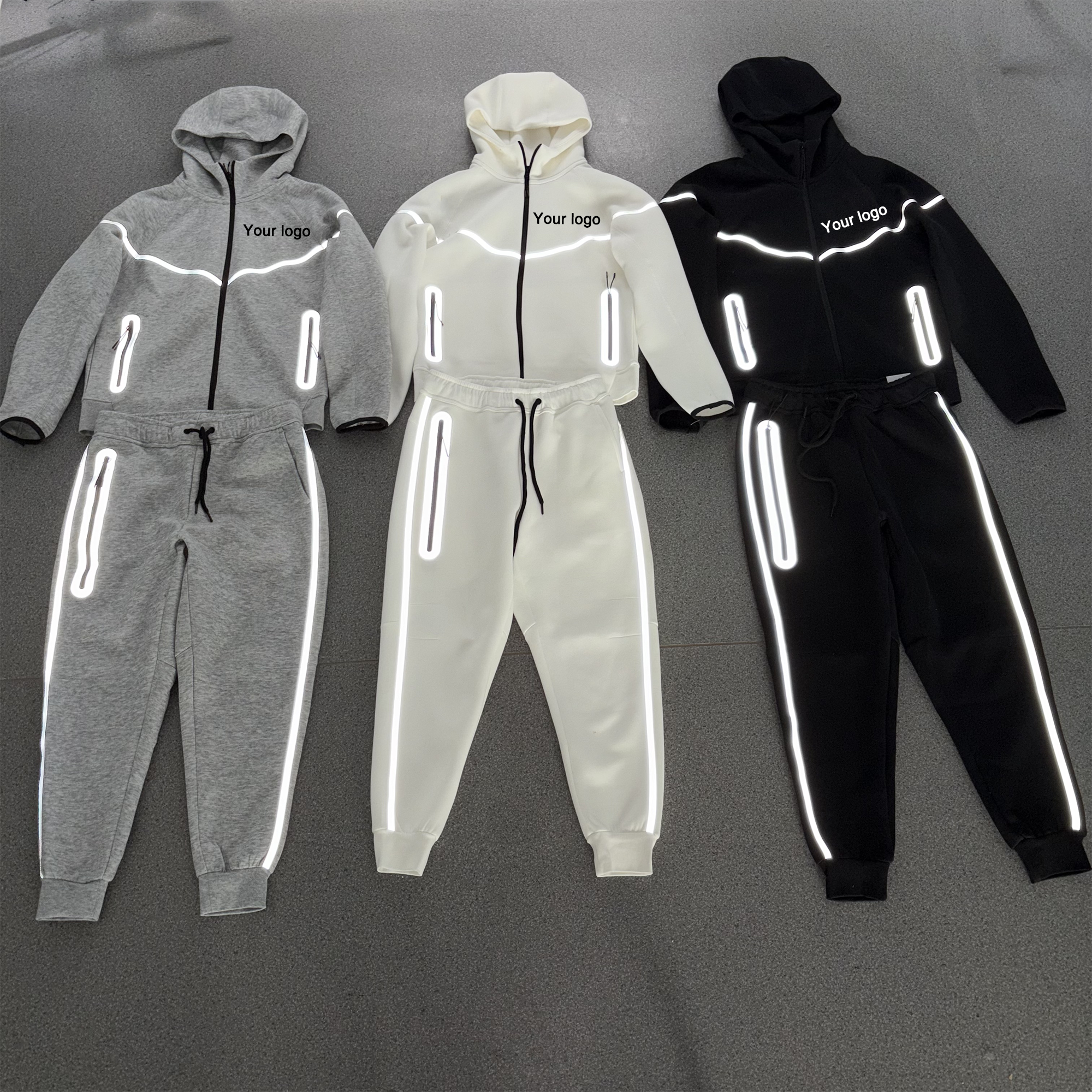Zip Fleece Mens Jogging Suits Walmart Best Selling Trending Now