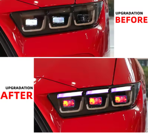 Nuevo Faro Delantero LED AURON DRL para Mustang 2023-2025, Accesorios para Auto, 36W 6000K, Ajuste Universal, Amarillo, Blanco, Morado, Azul, Pieza para Auto - Product Image 5