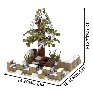 WW2 Bunker militare del campo di battaglia di Snowfield l'esercito in prima linea fornisce blocchi di costruzione Set Juguetes Para Los Ninos - Product Image 2