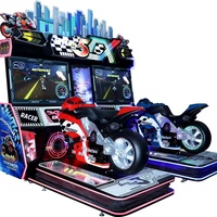 Nouvelle machine de jeu vidéo à pièces de monnaie 2023 Super Dynamic Motorcycle 5DX Simulateur de course automobile de course de voitures Machine de jeu de course
