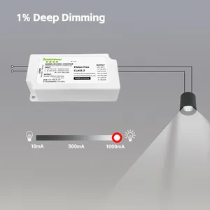 Konstanter Strom 0-10 V Dämpfung Programmiersoftware CUL FCC Zertifizierung ERP Leistung Treiber kleine Größe kleiner LED-Treiber