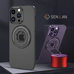 เคสแม่เหล็กสำหรับ <span class=keywords><strong>iPhone</strong></span> 14 13 12 PRO MAX 14 PLUS พร้อมที่วางโทรศัพท์มือถือฝาปิดแบบตั้งเคส PC แบบแข็งที่<span class=keywords><strong>ชาร์จ</strong></span>ไร้สาย - Product Image 4