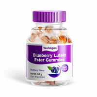 Gummies à la Luteine et aux Myrtilles KUNYON Wuheguo, Complément Masticable Saveur Myrtille pour la Nutrition Quotidienne