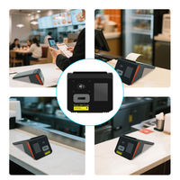 Terminal mobile intelligent 8 pouces, 4G Android, caisse enregistreuse, système de point de vente tout-en-un pour magasin de détail, imprimante, WiFi, NFC, USB