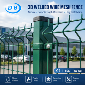 Grillage soudé en PVC 6x6 pour renforcement de béton, clôture 3D à <span class=keywords><strong>prix</strong></span> abordable, en vente - Product Image 2