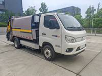 Camion à ordures électrique compact FOTON, équipé de batteries de haute qualité pour le transport des déchets