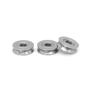 Factory Direct Miniature Non-Bearing SMR126ZZ Stainless Steel V-Type Belt <b>Pulleys</b> Non-Standard Metal Guide Wheels - Product Image 1