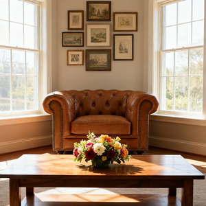 Công Nghiệp Đau Khổ Da Chính Hãng Da Bò Tự Nhiên Khách Sạn Thương Mại Dự Án Sofa Bán Buôn - Product Image 3