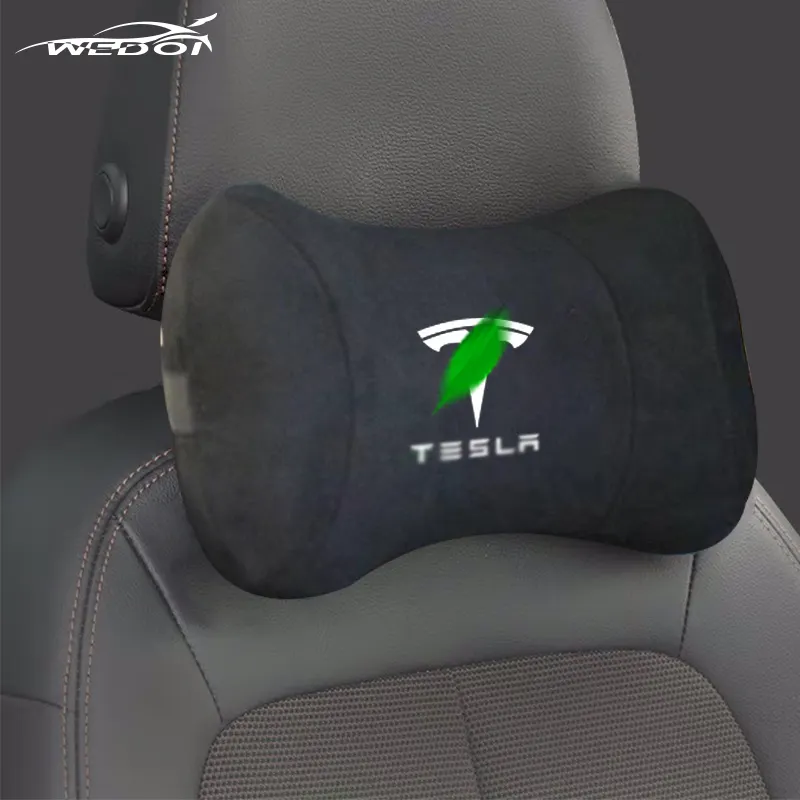 Autostoelkussen Voor Tesla Model 3/Y/S/X Neksteun Hoofdsteun Comfortabele Kussenkussen Voor Tesla Accessoires 2023