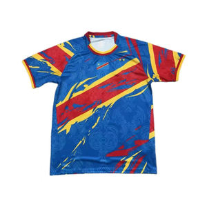 Maillots de football édition spéciale 2026 2027 pour hommes, sport, manches courtes, haute qualité, séchage rapide, je vois le Congo, maillot de football - Product Image 2