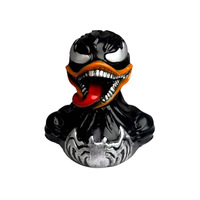 Vente en gros de mini canards en caoutchouc Venom de 2,3 pouces avec logo personnalisé, imprimés en vrac, jouet de bain flottant pour bébés et nourrissons, MCtoy