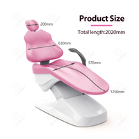 Fauteuil de dentisterie électrique économique Fauteuil de dentisterie bon marché en métal et acier avec matière plastique Chine Produits dentaires Fauteuil de dentisterie