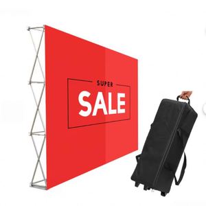 Custom <b>Printed</b> Promotional Foldable Detachable Eco-Friendly Trade Show Exhibition Curved Banner <b>Stands</b> Brand - Product Image 2