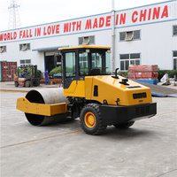 Compacteur routier vibrant hydraulique à tambour unique de 6 tonnes - Prix