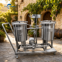 Système de nettoyage CIP automatique Tonsen à 2 ou 3 cuves, unité de nettoyage 500L 1000L pour ligne de production alimentaire, de boissons et de brasserie
