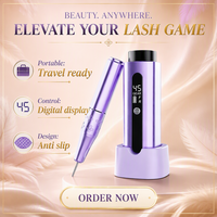 Machine à ongles électrique professionnelle portable, rechargeable 3000 mAh, 20 W haute puissance, lime à ongles sans fil 45000 tr/min, US/UK Salon